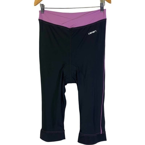 CANARI Black & Lilac Cycling Vogue Knicker Shorts - NWT - Picture 10 of 15